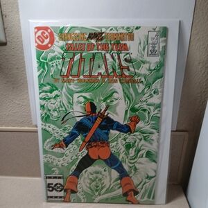DC Comics Tales of the Teen Titans with Green and Orange Cover